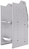 33-L836-2 Profiled Back Refrigerant Shelf Unit 15.45"Wide x 18.5"Deep x 36"High for 2 large bottles