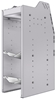 33-S836-2 Profiled Back Refrigerant Shelf Unit 12.45"Wide x 18.5"Deep x 36"High for 2 small bottles