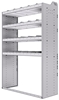 20-4872-4 Square back shelf unit 48"Wide x 18.5"Deep x 72"High with 4 shelves