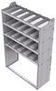 20-4872-4 Square back shelf unit 48"Wide x 18.5"Deep x 72"High with 4 shelves