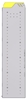 22-3563-6 Square back bin shelf unit 34.5"Wide x 15.5"Deep x 63"High with 6 shelves