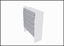 PRB-958 Back panel package 95"Wide x 58"High for profiled back bin or combo shelving unit