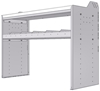 18-5836-1W Workbench 48"Wide x 18.5"Deep x 36"high with 1 standard divider shelf and a 1.5" thick hardwood worktop