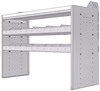 18-5836-2W Workbench 48"Wide x 18.5"Deep x 36"high with 2 standard divider shelf and a 1.5" thick hardwood worktop