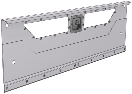 DO-345 Locking door for 34.5"Wide bin shelving unit or combo shelving unit